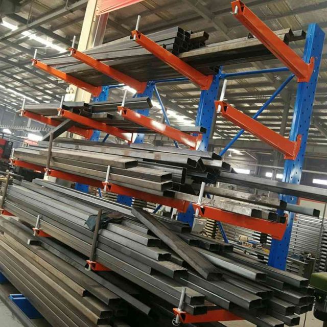 Storage Metal Light Duty Pipe Single Sided Cantilever Rack