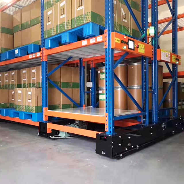Vertical Steel Mobile Racking System for Storage