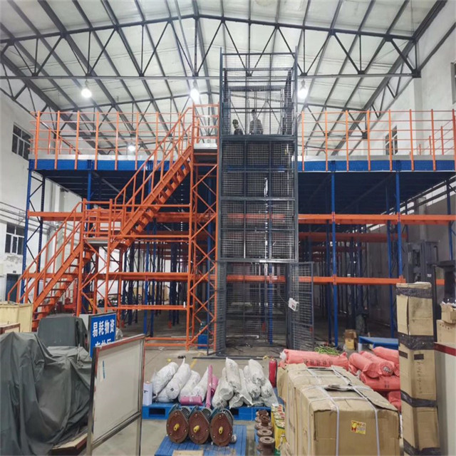 High Rise Work Platform Heavy Duty Warehouse Shelf China Storage Mezzanine Rack