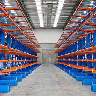 Storage metal Heavy Duty pipe Single Sided Cantilever Rack