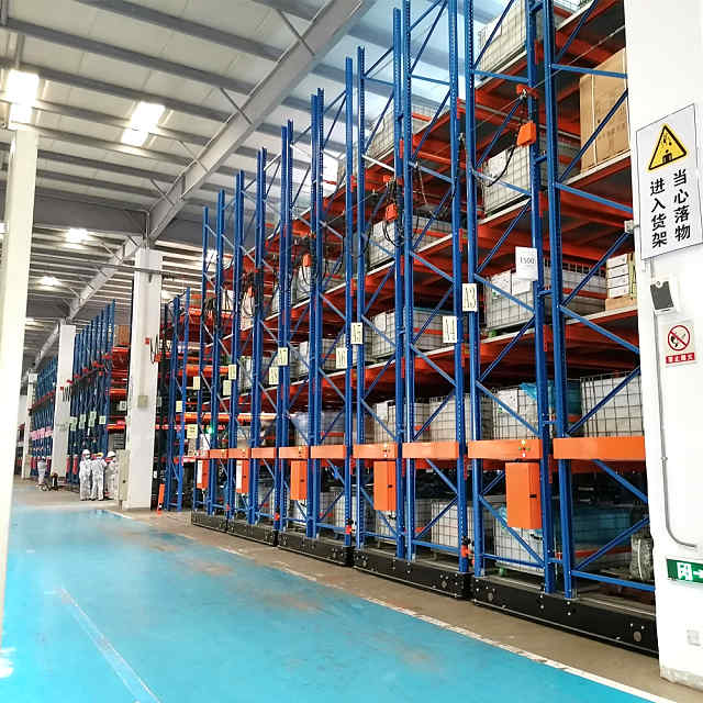 Customized Metal Electric Mobile Racking for Pallet Storage