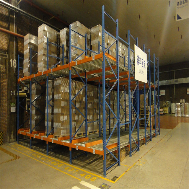 Heavy Duty Logistic Equipment Gravity Flow Pallet Rack for Sale